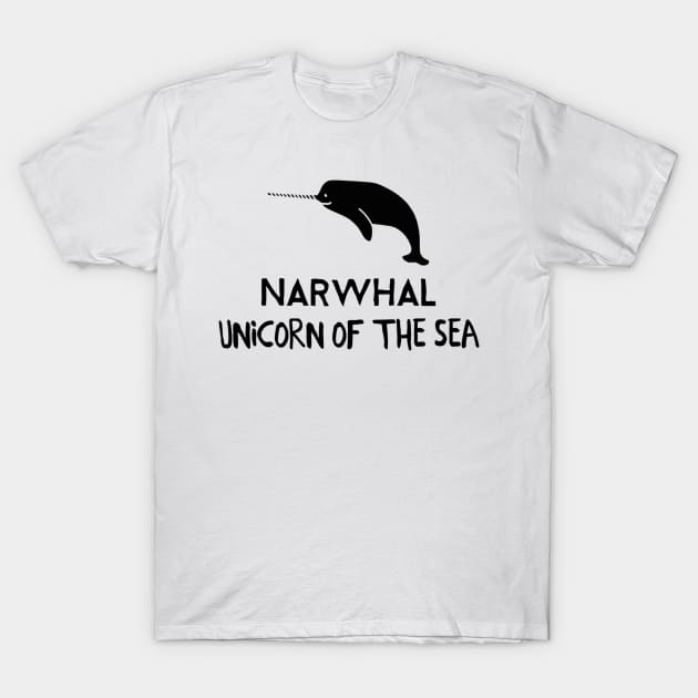 Narwhal T-Shirt by FolkBloke